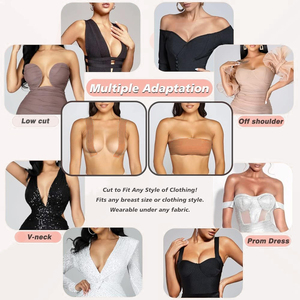 5Cm Cotton Vú Lift Băng Dính Bán Buôn Vô Hình Boob Lift Băng Cơ Thể Áo Ngực Dây Đeo Cho Phụ Nữ - Product Image 4