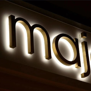 Công nghệ mới tùy chỉnh ngoài trời Backlit dẫn dấu hiệu ngoài trời Neon xây dựng biển báo frontlit Backlit dẫn đăng ký - Product Image 1