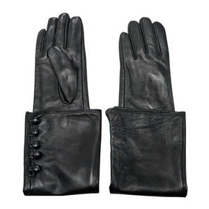 New Style Long Leather <b>Gloves</b> for Women Opera <b>Gloves</b> Plain Design Fashion Winter Long Sheepskin Leather Elbow <b>Gloves</b> - Product Image 4