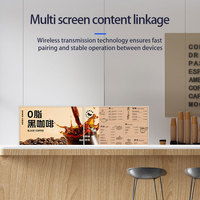 21.5 pouces petit écran de bureau LCD affichage numérique Android publicité Menu personnalisation pour cafés affiche numérique