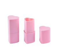 Nouveau Stick Blush Cœur en Tube Vermicelli, Tube de Rouge à Lèvres Rose en Plastique Moulé par Injection, Disponible Immédiatement