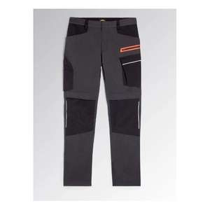 DIADORA UTILITY - 702.180800-C8817/L Pantalón de rendimiento elástico de materiales mixtos PANTALÓN NEGRO/Phantom WORK - Product Image 1