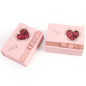 Proveedor Chino, Venta al por Mayor, Caja de Regalo de Joyería Rosa de Lujo Barata, Caja de Empaque y Bolsa - Product Image 5