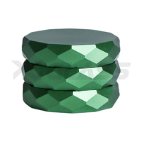 Prix direct usine – Nouveau moulin à herbes et tabac portable en aluminium à 3 couches de 42,5 mm avec logo personnalisé pour accessoires de fumage