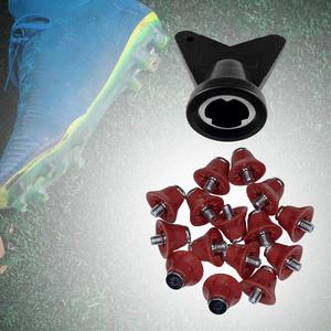 Punte di scarpe da calcio 12x resistenti per scarpe da ginnastica sportive da interni ed esterni in rosso - Product Image 5