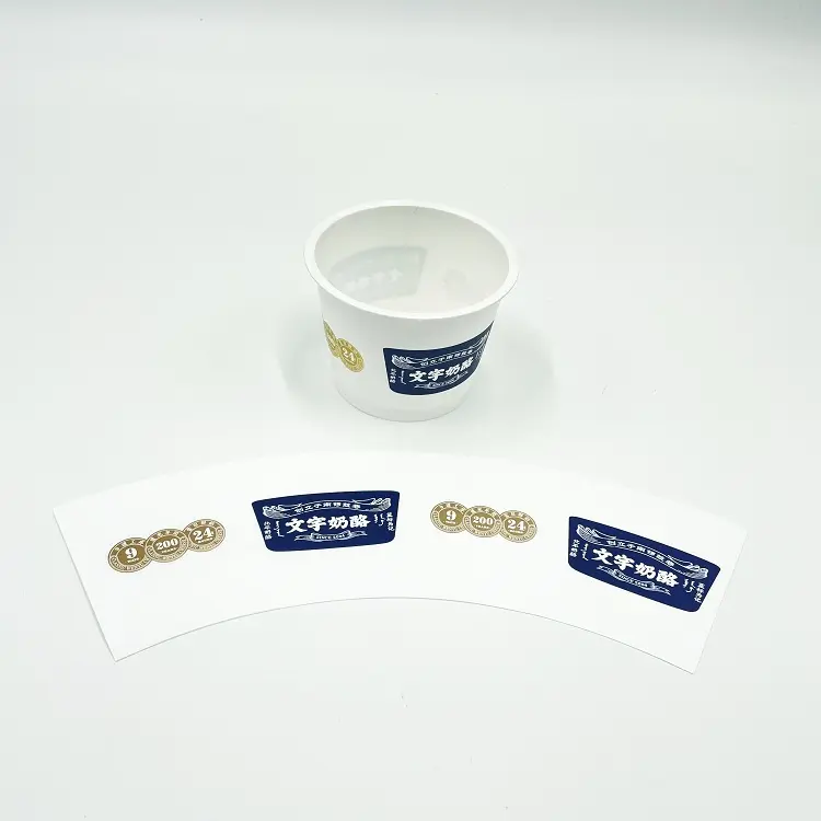 Materiale impermeabile PP di alta qualità personalizzato Yogurt tazza personalizzata plastica stampa Iml