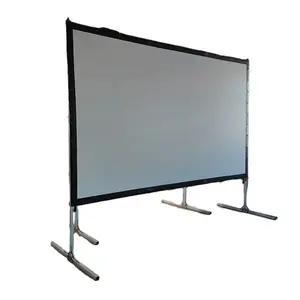 72 inch to 350 inch Fast fold projection screen portable projection screen