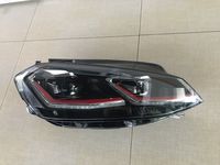 Nouveaux phares LED modifiés, lumière blanche et rouge, pour VW Golf7 MK7, mise à niveau vers 7.5 GTI, accessoires de voiture
