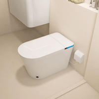 WC intelligent monobloc avec bidet, siège chauffant, télécommande, montage au sol, articles sanitaires pour hôtel, vente flash