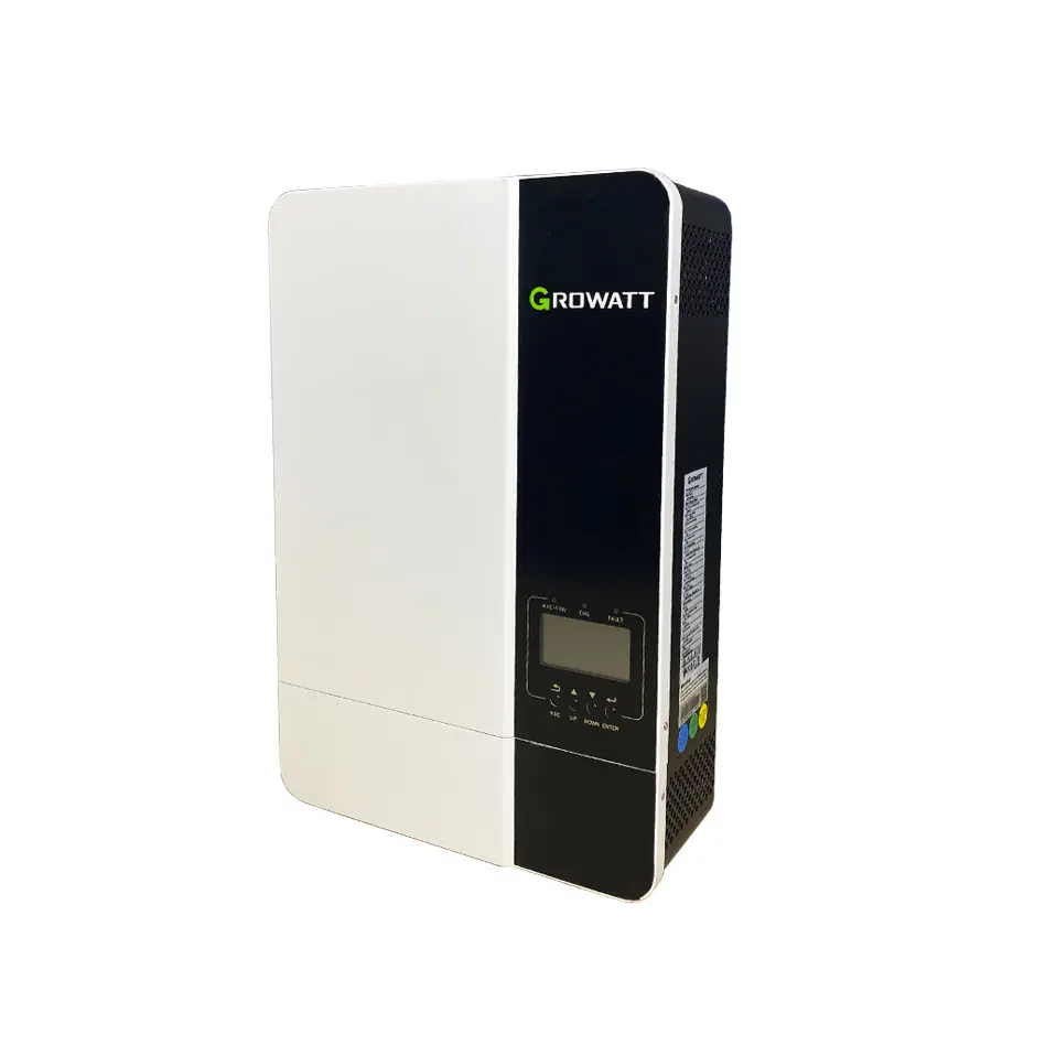 Growatt SPF 5000 ES 3kw 5kw 48v حافظة بطاريات 230v 5000w mppt الشمسية الهجين خارج الشبكة العاكس