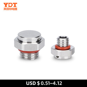 วาล์วระบายอากาศ สแตนเลสสตีล เกลียวเกลียว 100 บาร์ กันน้ำ ระบายอากาศได้ สำหรับใช้กับระบบระบายอากาศเพื่อความปลอดภัย - Product Image 3
