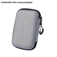 Étui de transport pour console de jeu R36max 4 pouces, sac de rangement EVA rigide antichoc, étui de protection, mini pochette organisateur pour R36 max