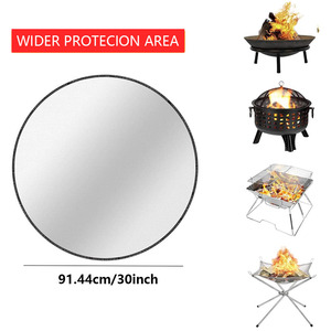 Mat lớn eck Patio cỏ ngoài trời đốt gỗ hố lửa và BBQ hút thuốc cho Bán Sỉ - Product Image 3