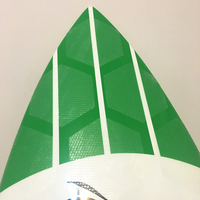 Autocollants adhésifs hexagonaux transparents en EVA, antidérapants, résistants aux UV et imperméables, à pression unilatérale, pour le surf