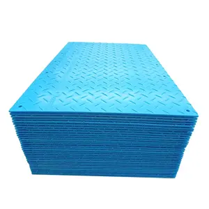 高摩擦聚乙烯塑料临时道路/通道垫/高密度聚乙烯防滑片