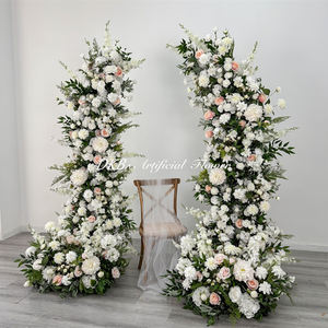 Arreglo Floral de Alta Calidad, Arco de Boda Blanco de Lujo, Flores Artificiales, Centro de Mesa para Decoración de Bodas - Product Image 3