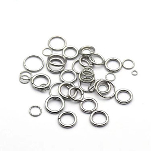 Anillas de acero inoxidable redondas de 3.5mm, 4mm, 4.5mm, 5mm y 6mm para la fabricación de collares, accesorios de joyería, componentes para manualidades DIY. - Product Image 2