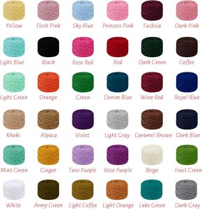 Hilo de Tejer para Manualidades, 93 Colores Disponibles, Rollo Grande, Venta al Por Mayor, Material para Tejer a Mano, Hilo para Camisetas, para Cestas de Almacenamiento Tejidas a Crochet - Product Image 4