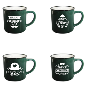 Taza de cerámica creativa GZYSL, taza de leche esmaltada de Color y taza de café, <span class=keywords><strong>diseño</strong></span> personalizado <span class=keywords><strong>para</strong></span> el Día <span class=keywords><strong>del</strong></span> <span class=keywords><strong>Padre</strong></span> - Product Image 1