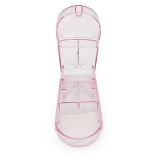 Wholesale Medicine Divider Sharp Blade Pill <b>Cutter</b> Case Precise V <b>Shaped</b> Tablet Splitter Box Transparent Medication Slicer - Product Image 3
