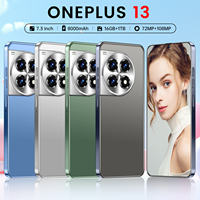 Téléphone mobile OnePlus 13 5G LTE/CDMA Snapdragon 8 Elite 120Hz LTPO AMOLED 6000mAh Charge 100W/50W Appareil photo triple 50MP OIS Français