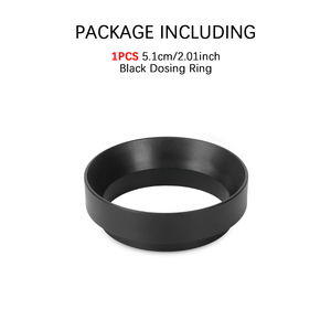1PCS 51/53/58mm Magnetic Espresso <strong>Dosing</strong> Funnel Lightweight ABS Coffee <strong>Dosing</strong> Ring Compatible 51/53/58mm Portafilter - Product Image 2