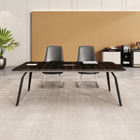Mesa de panel reversible de oficina modular multifuncional moderna para uso doméstico comodidad mejorada con puertos de cable abatibles