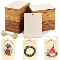 Petites pièces rectangulaires en contreplaqué faites à la main - objet décoratif à suspendre pour marque-pages vierges - plaque en bois avec plaque nominative