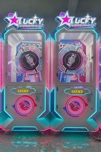 Máquina de Juego de Premios con Rueda de la Fortuna Operada con Monedas, Máquina Expendedora Giratoria de Regalos, Máquina Recreativa de Captura de Regalos para Centros de Juegos - Product Image 5