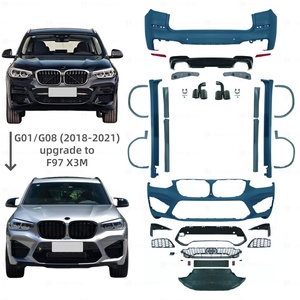 Kit de Carrocería para <span class=keywords><strong>BMW</strong></span> Serie <span class=keywords><strong>X3</strong></span> G01 G08 2017-2021 <span class=keywords><strong>XDrive20d</strong></span> XDrive30d, Accesorios para Parachoques, Kit de Carrocería para Modelo F97 X3M - Product Image 1