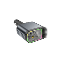 Chargeur de voiture rétractable rapide 4 en 1 100W, chargeur de voiture USB C, charge rapide, câbles rétractables et adaptateur de chargeur de voiture avec port USB