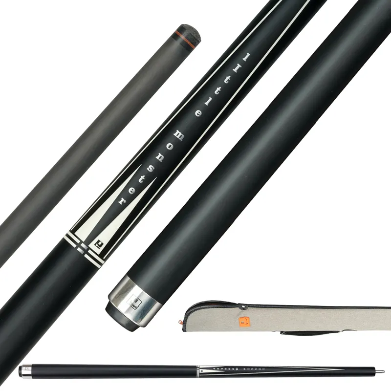 Kleine Monster Carbon Cue 12.4Mm Tip 147Cm Lengte Koolstofvezel As 1/2 Split Cue Uniloc Gezamenlijke Technologie Butt pool Cue Stick