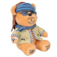Peluche Ours Pirate Rembourrée en Coton PP, Peluche Ours Pirate Personnalisable, Peluche Ours Pirate Brodé avec OEM ODM