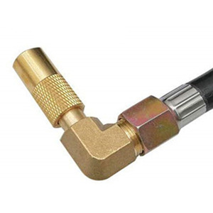 Tuyau de cuisinière à gaz portable, connecteur en laiton de 8 mm avec adaptateur coudé à 90 degrés pour cuisinières de camping - Product Image 4