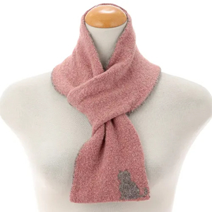 Fabricants en gros d'écharpes en tricot de taille moyenne, écharpes en tricot multicolores sur mesure, écharpes épaisses en polyester, écharpes d'hiver - Product Image 5