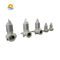 Pompe submersible verticale pour eaux usées avec broyeur intégré en acier inoxydable 304 316 316L pour le contrôle de la température