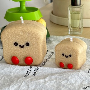 Toast Scented <b>Candle</b> Square Shape Home Decoration Gift For Bedrooms And Living Rooms - Product Image 4