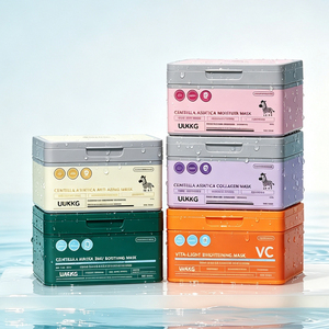 <span class=keywords><strong>Mascarilla</strong></span> Facial Calmante Diaria UUKKG <span class=keywords><strong>con</strong></span> Centella Asiática, 30 Unidades, Alivia el Enrojecimiento e Irritación, Recupera la Barrera Cutánea <span class=keywords><strong>para</strong></span> <span class=keywords><strong>Piel</strong></span> <span class=keywords><strong>Sensible</strong></span> - Product Image 2