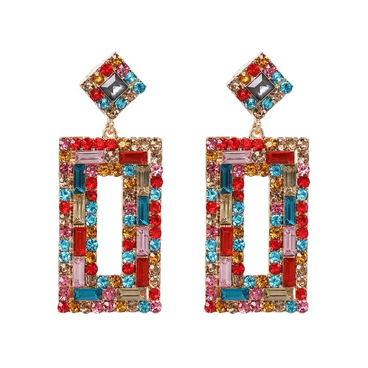Fashion Bohemian crystal hot earring Boho Dangle Earrings For Women modern Jewelry