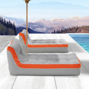 Ngoài trời di động Inflatable Lounger tùy chỉnh Inflatable phao sang trọng không khí sofa Ghế hồ bơi bãi biển Sun ghế - Product Image 6