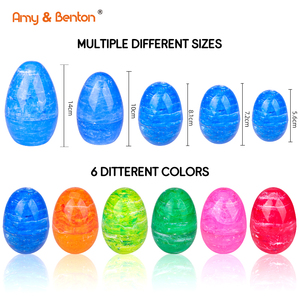 Wholesale Gift Jumbo Marble Stripes Basket Stuffer Easter <strong>Eggs</strong> for Easter <strong>Egg</strong> Hunt - Product Image 4