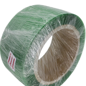 Correa de plástico para embalaje de palés, correa de plástico para embalaje en relieve verde personalizada - Product Image 5