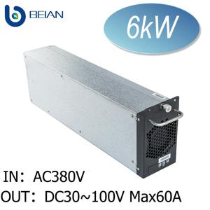 โมดูลจ่ายไฟ 6kW สามเฟส 380V AC-DC (DC30~100V 60A) สำหรับสถานีชาร์จเร็ว - Product Image 1