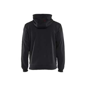 BLAKLADER - 336325269956XXXL <b>Hoodie</b> with full <b>zip</b> <b>Black</b>/Red - EAN 7330509564721 WORK HOODIES - Product Image 2