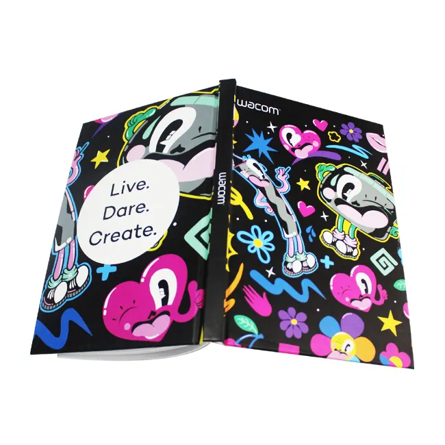 Crianças capa dura personalizada colorir livro offset impressão personalizado livro com seu próprio design brilhante papel de arte tampa dura cn; gua