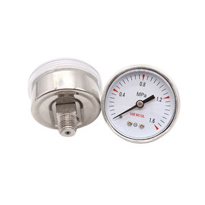 Manometro di alta qualità in acciaio inox 316 precisione montato sul fondo manometro precisione <span class=keywords><strong>2</strong></span>.5 - Product Image 2