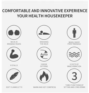 Colchón de Masaje Eléctrico 2026 para Cuerpo Completo, con Vibración y Calefacción, Ajustable, para Oficina y Hogar - Product Image 4