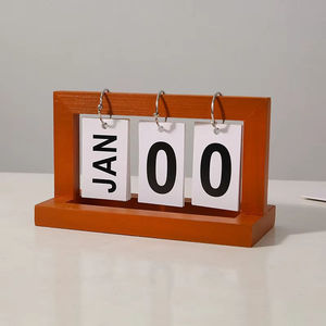 Wholesale Ins Minimalist Style Living Room Office Decoration Wooden Calendar <b>Ornament</b> Modern <b>Desk</b> Accessories Simple Home Decor - Product Image 5
