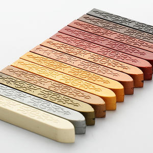 Barras de cera para sellar, 26 colores, patrón de flecha, sin núcleo, rectangulares, 9x1x1cm, para sobres - Product Image 3