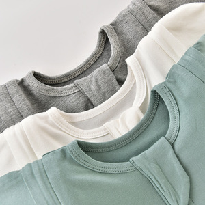 Vente en gros de sac de couchage pour bébé à l'emmaillotage printemps et automne en fibre de bambou pour nouveau-né anti-saut apaisant - Product Image 6